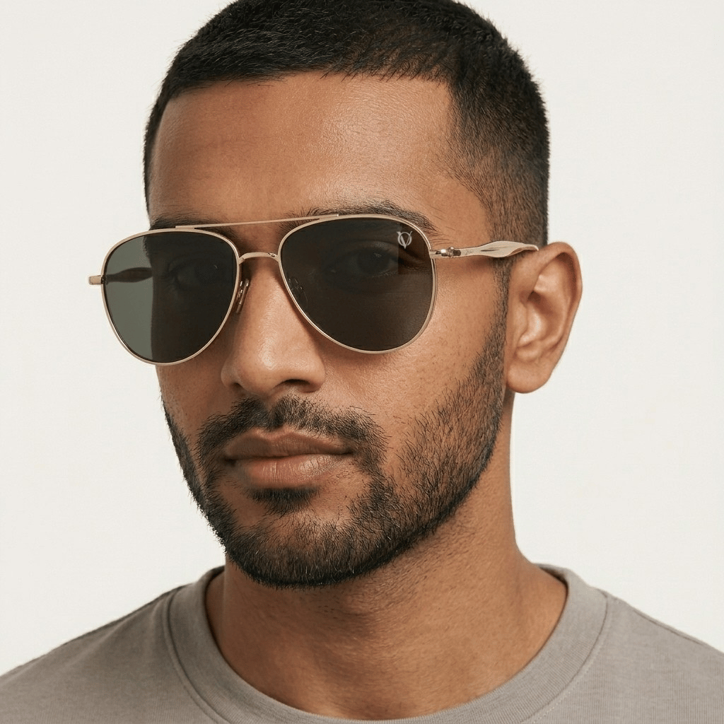 Midnight Gold Aviators 3219