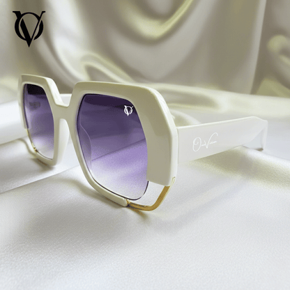 Luxe Horizon (Women Sunglasses 5698) White