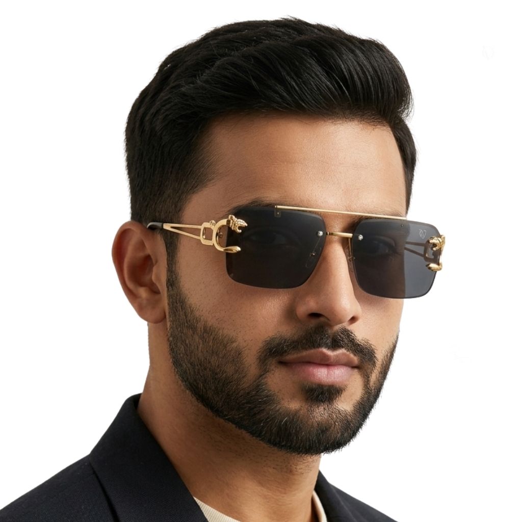 Golden Panther Royale Sunglasses (S-006)
