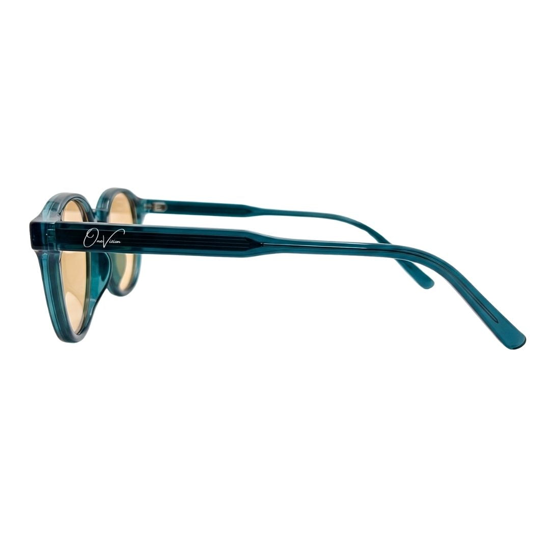 AquaFade Round Classic Sunglasses (1078) Green