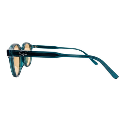 AquaFade Round Classic Sunglasses (1078) Green