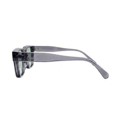 Urban Mist Transparent Grey Square Sunglasses (17028)
