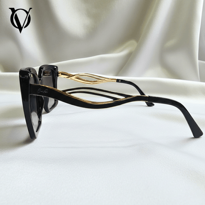 Noir Sculpt (Women Sunglasses 3258) Black Gold