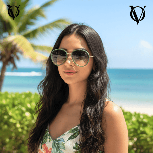 Emerald Aura (Women Sunglasses M549 Green)