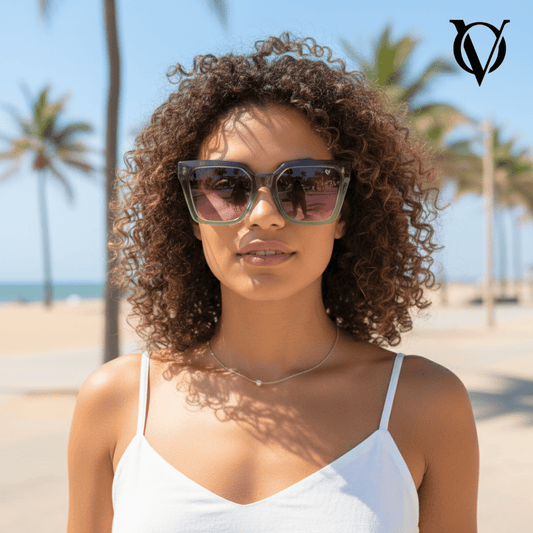 Twilight Oversize (Women Sunglasses M6255 Black)