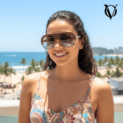 Polygon (Women Sunglasses 5701 Brown)