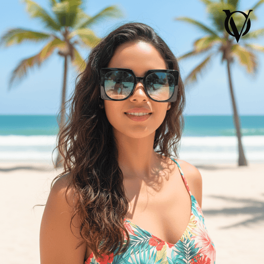 Arctic Noir Square (Women Sunglasses M6221 Black)