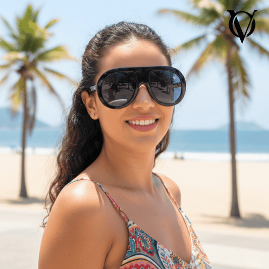 Polygon (Women Sunglasses 5701 Black)