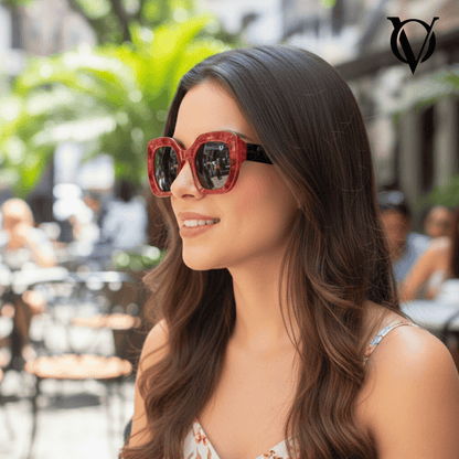Ruby Vogue (Women Sunglasses M6252 Red)