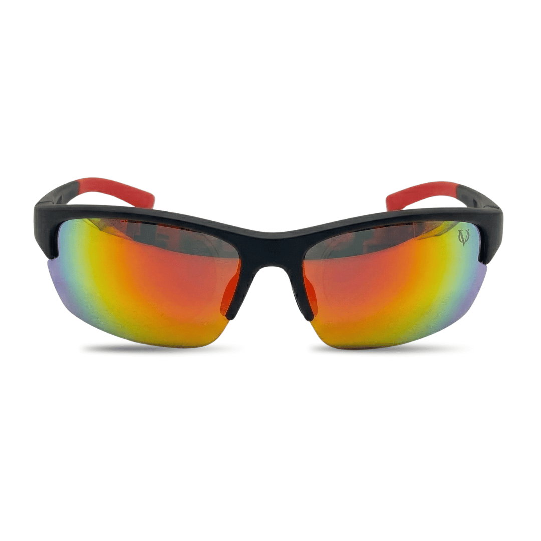 UNISEX SPORTS GLASSES 9961 RED BLACK
