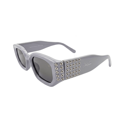 Frosted Glam Edge Sunglasses (17004) Lavender