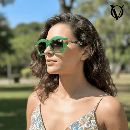 Electric Ivy (Women Sunglasses M6141 Green)