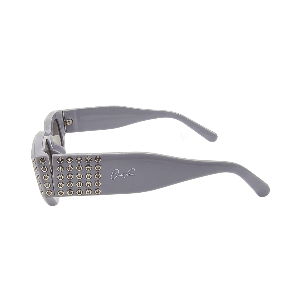 Frosted Glam Edge Sunglasses (17004) Lavender