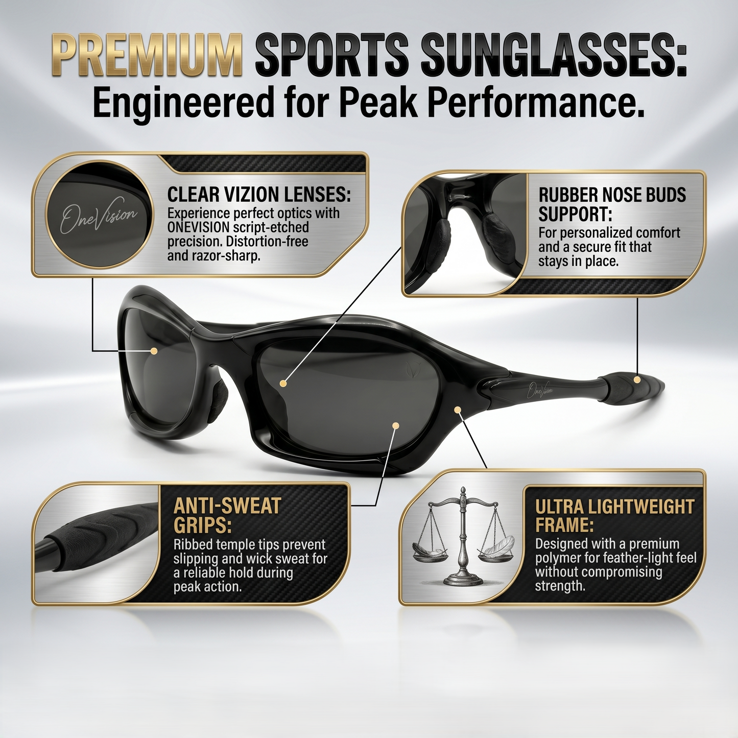 Phantom Glide Sports Sunglasses (17021)