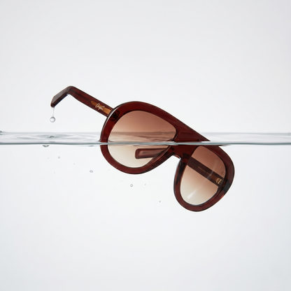 Polygon (Unisex Sunglasses 5701 Maroon)