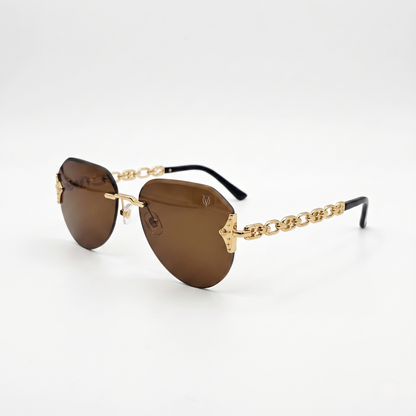 Amber Chain Elite Sunglasses (58106)