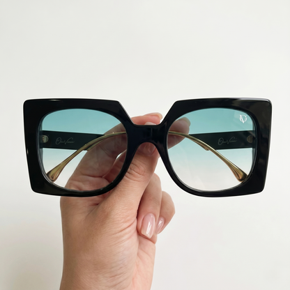Arctic Noir Square (Women Sunglasses M6221 Black)