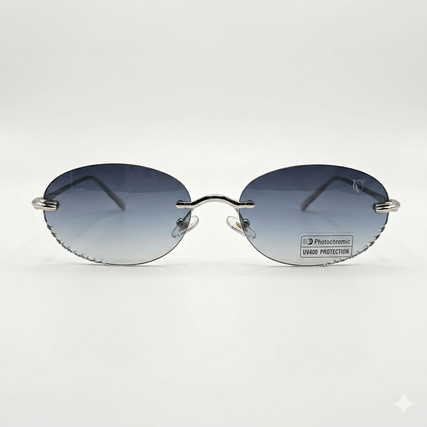 Aurora Edge Rimless Photocromatic Sunglasses (2609)