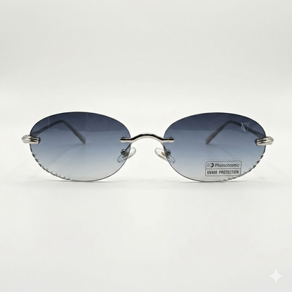 Aurora Edge Rimless Photocromatic Sunglasses (2609)