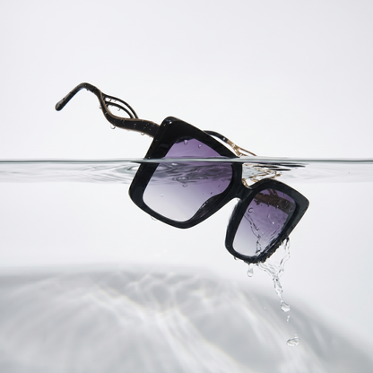 Noir Sculpt (Women Sunglasses 3258) Black Gold