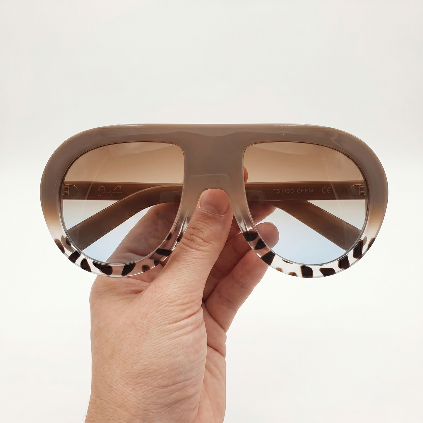 Polygon (Unisex Sunglasses 5701 Brown)