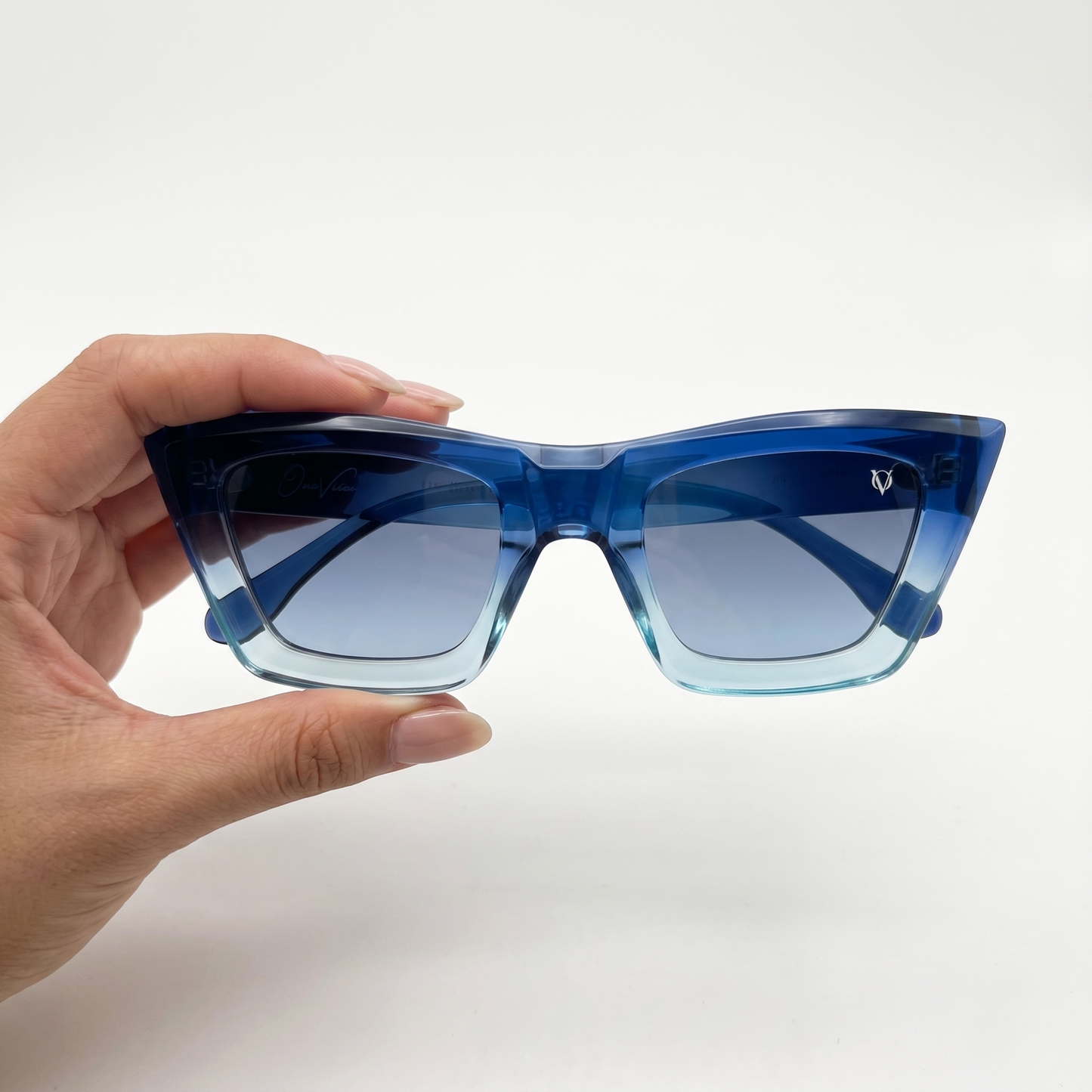 Ocean Mist Gradient (Unisex Sunglasses M6254 Blue)