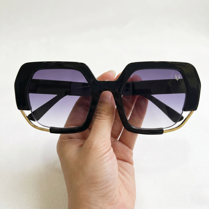 Luxe Horizon (Women Sunglasses 5698) Black