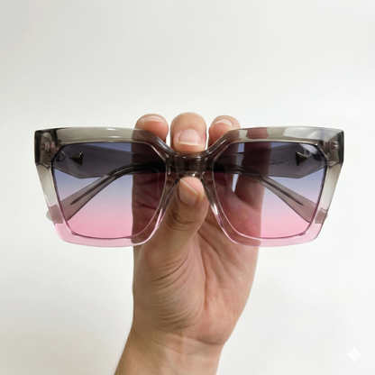Twilight Oversize (Women Sunglasses M6255 Grey)