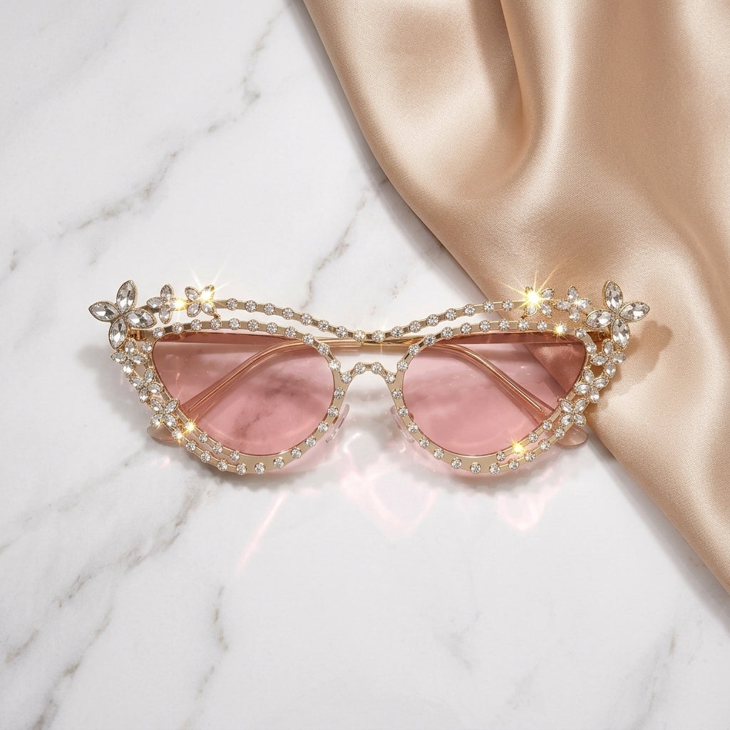 Rosé Bloom Luxe Sunglasses (98157)