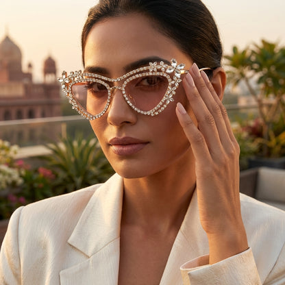 Rosé Bloom Luxe Sunglasses (98157)