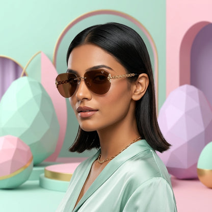 Amber Chain Elite Sunglasses (58106)