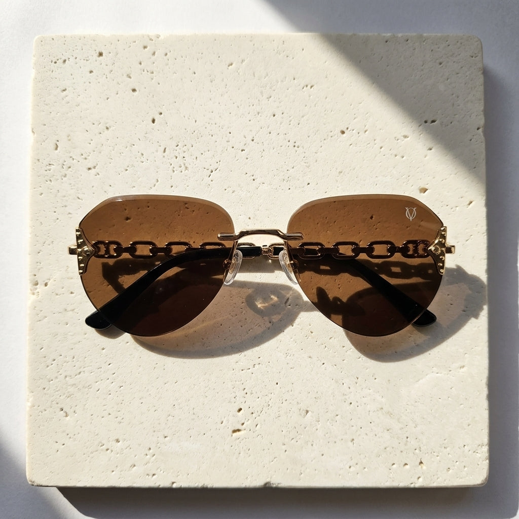 Amber Chain Elite Sunglasses (58106)