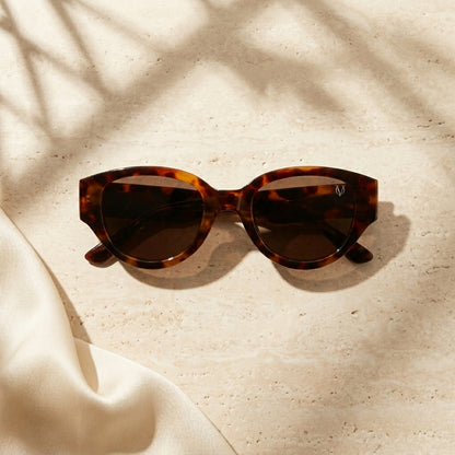 Amber Tortoise Elegance Sunglasses (17002)