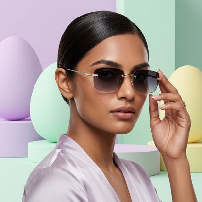 Midnight Slim Luxe Sunglasses (J038)