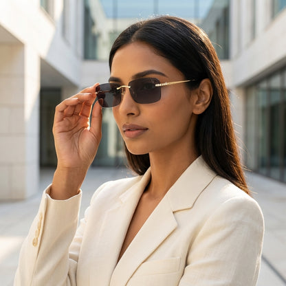 Midnight Slim Luxe Sunglasses (J038)