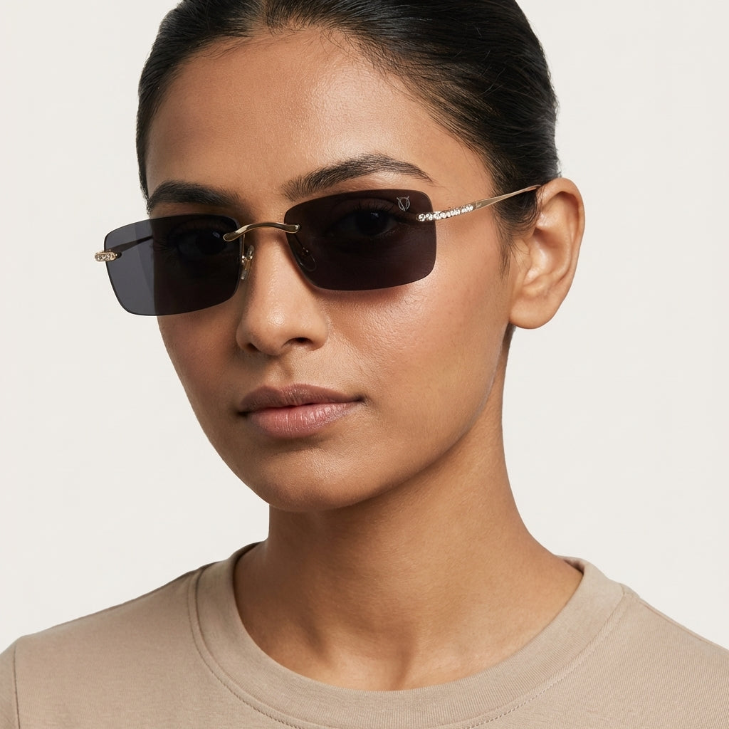 Midnight Slim Luxe Sunglasses (J038)