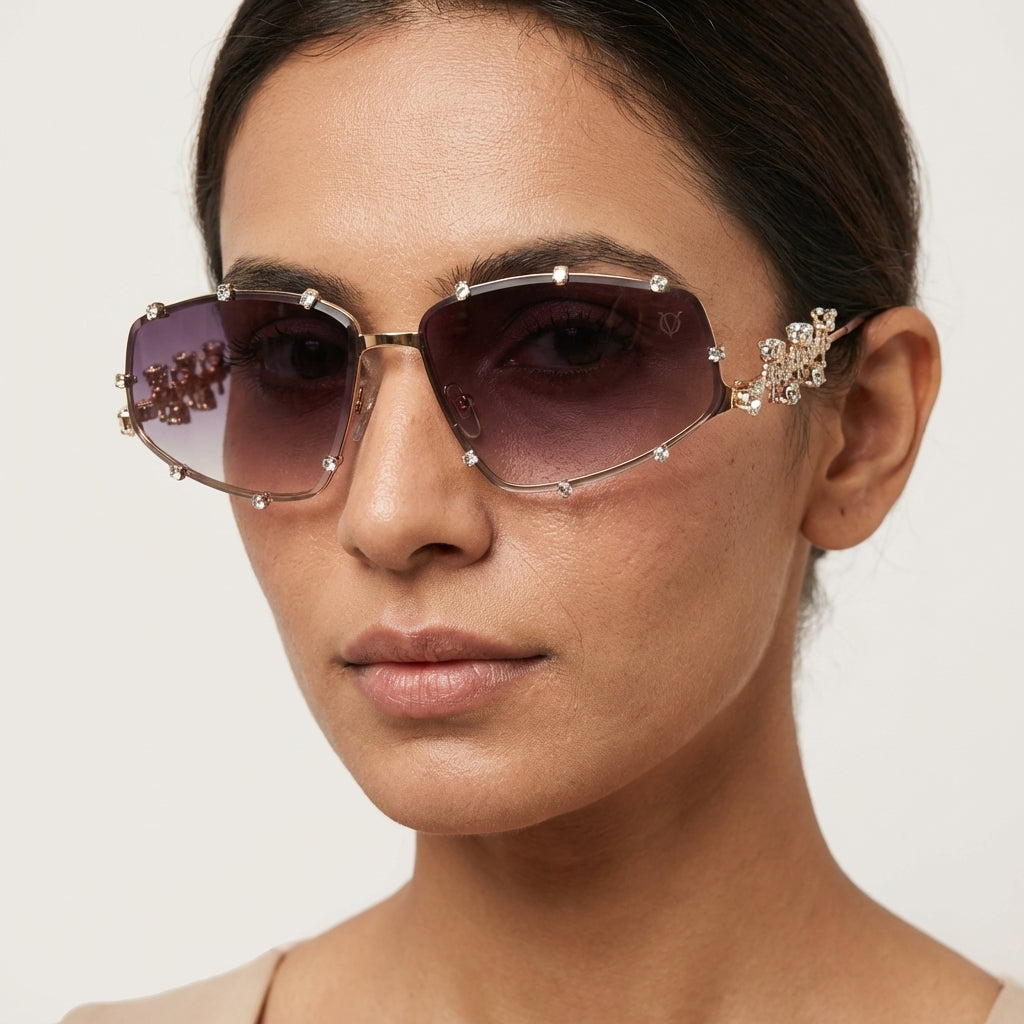Crystal Royale Edge Sunglasses (81088)