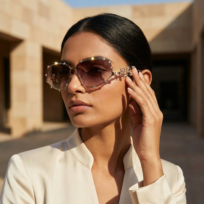 Crystal Royale Edge Sunglasses (81088)