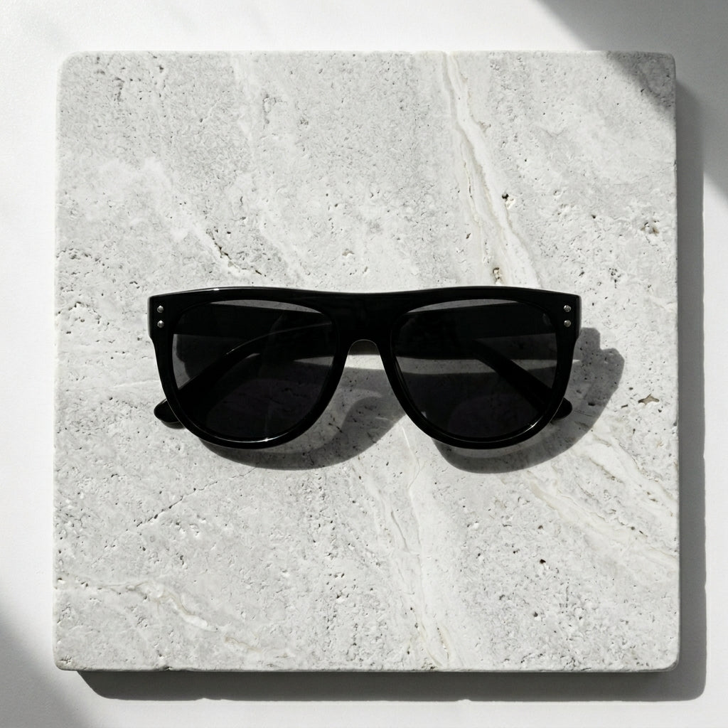 Shadow Wave Black Sunglasses (17026)