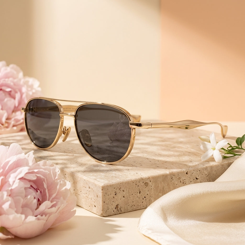 Aurora Gold Classic Aviator Sunglasses (58226)