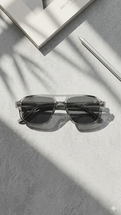 Crystal Edge Sunglasses (T-54) Grey