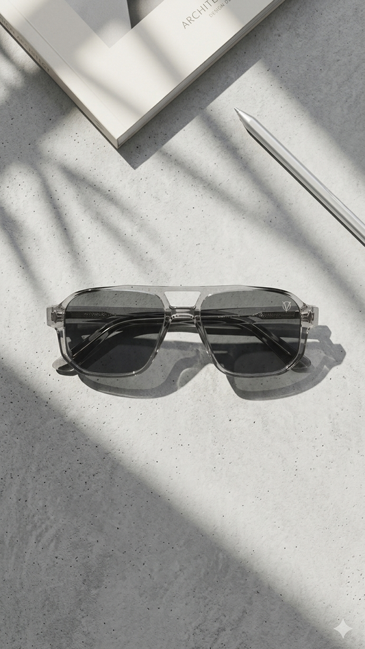 Crystal Edge Sunglasses (T-54) Grey