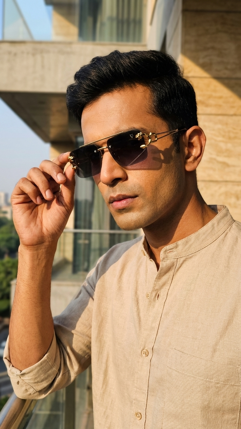 Golden Panther Royale Sunglasses (S-006)